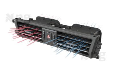 dysze nawiew air vent NG Engineering CAD automotive motoryzacja